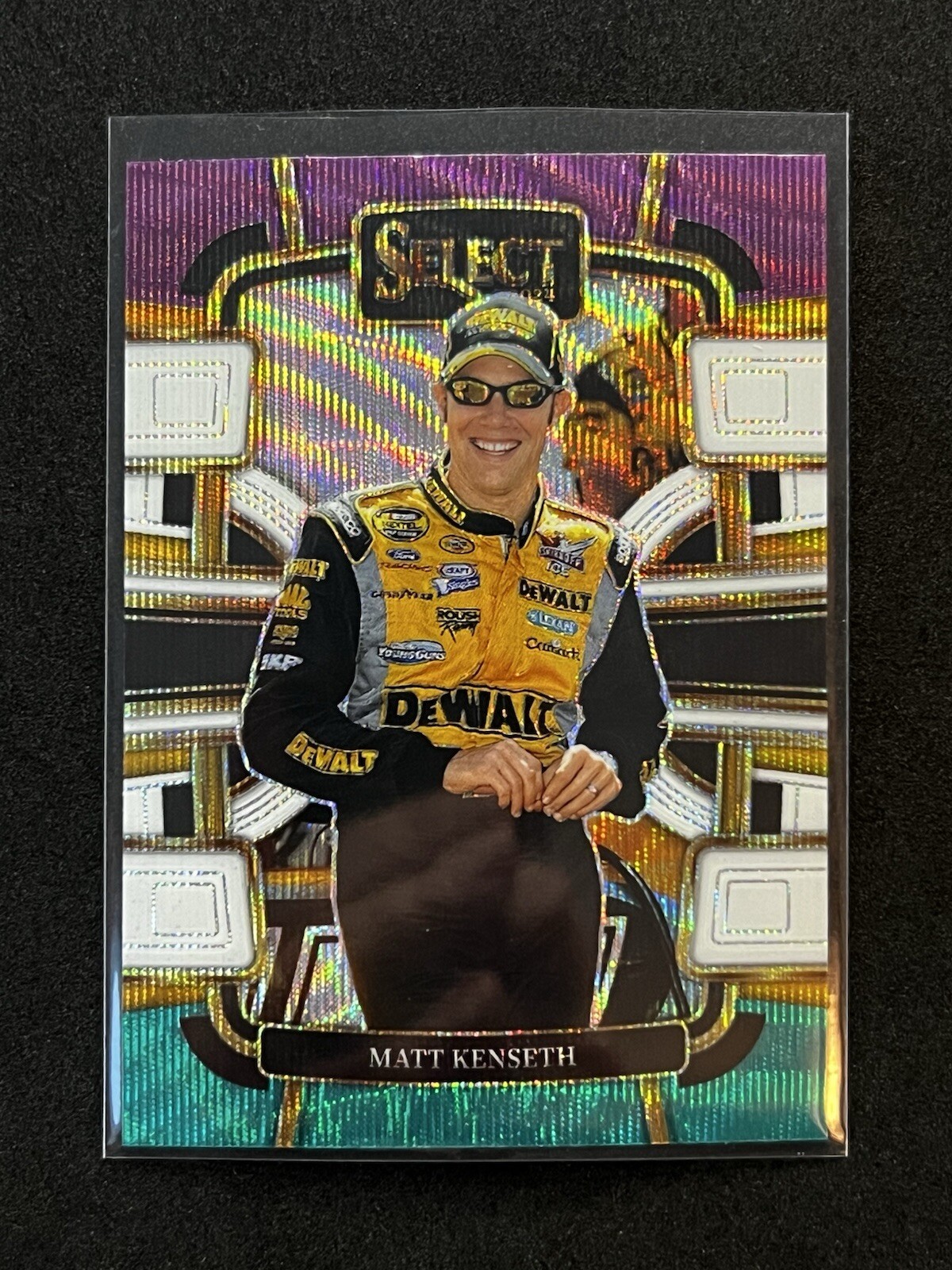 2024 Panini Select Racing Matt Kenseth #82 Tri Color Prizm Grandstand