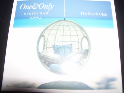The Beach Club One & Only Reethi Rah Maldives 2 CD   New  