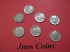 Lot of 7 90% Silver Roosevelt Dime Mixed Dates (2)
