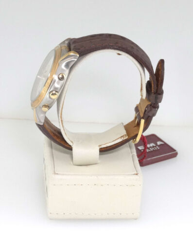 YEMA PARIS by Seiko M68P669 Multifunction Watch (2-tone) Rare Vintage NEW in Box - Picture 3 of 7