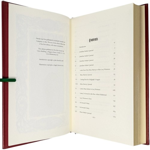 Dracula BRAM STOKER ANGELA BARRETT FOLIO SOCIETY Limited Edition SIGNED 2019 - Picture 13 of 22