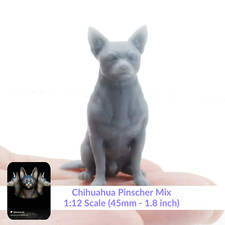 Chihuahua Pincher (Chipin) - Cane in miniatura scala 1:12 di Stereocat (1 cane)