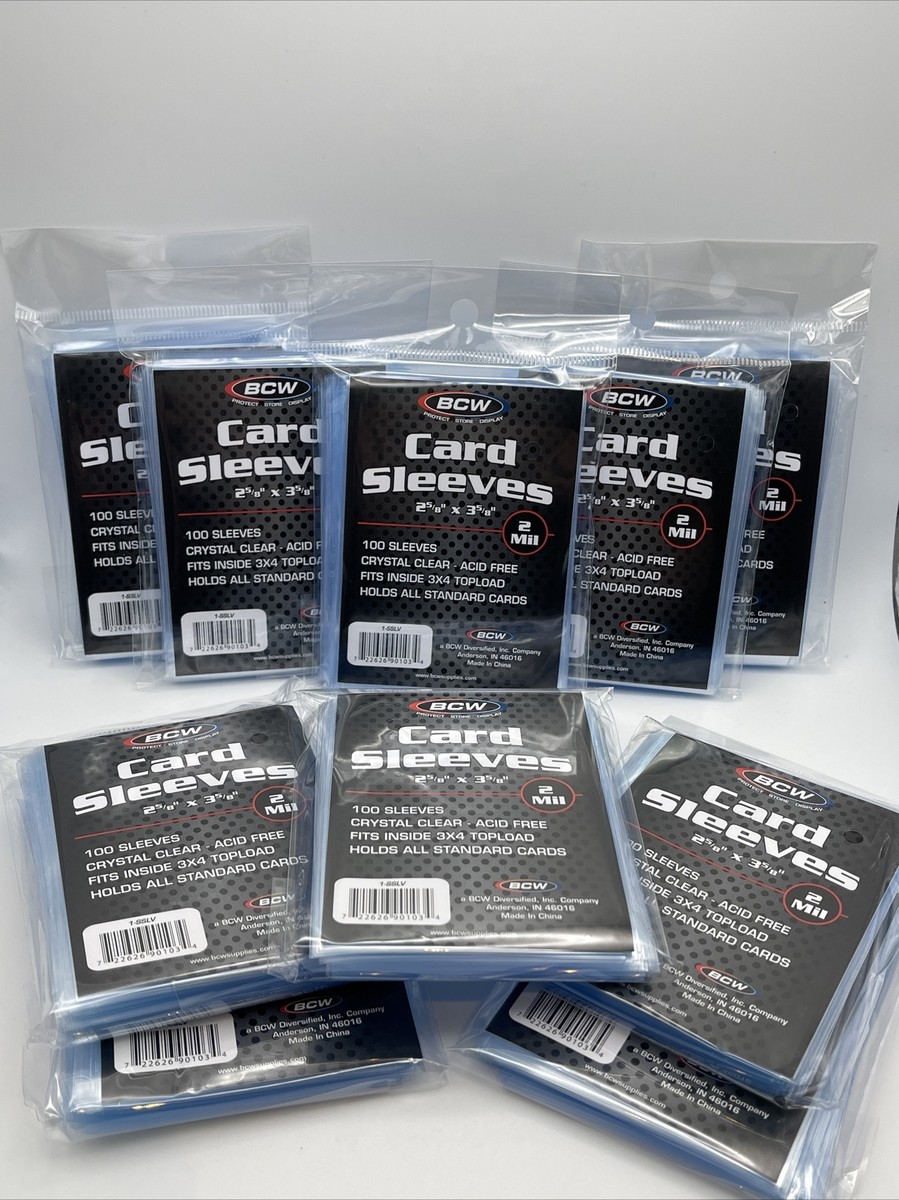1000 Clear Penny Sleeves - 2 5/8 X 3 5/8 Standard Size, Acid-Free Card  Protectors For Sports & Trading Cards Forever Stamps