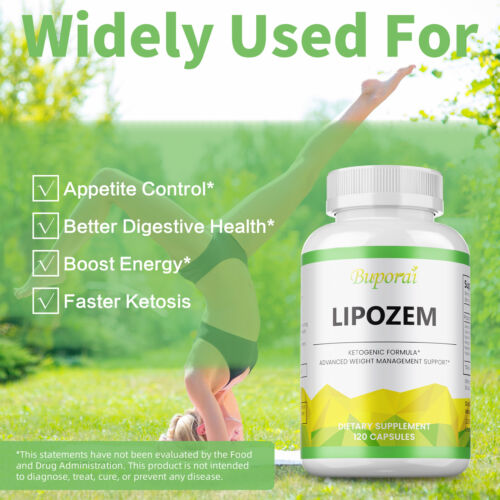 Lipozem Kapseln - Erweiterte Gewichtsmanagement-Unterstützung & Darmgesundheit, Fettverbrennung - Bild 8 von 14