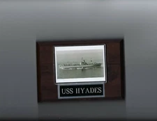 USS HYADES PLAQUE AF-28 NAVY US USA MILITARY STORES SHIP