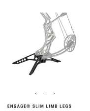 Mathews Archery Engage SLIM Limb Legs (Black) Bow Stand #82007