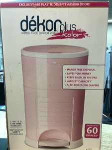 dekor hands free diaper pail