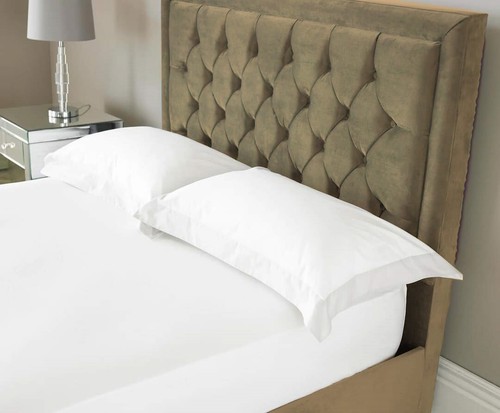 HILTON PLUSH VELVET BED FRAME 5 SIZES SINGLE - SUPER KING MATTRESS OPTION - Picture 29 of 42