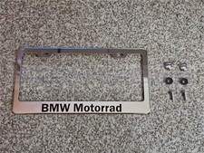 Bmw Motorrad Chrome Stainless Steel Uscanada License Plate Frame Bmw Motorrad Chrome Stainless Steel Uscanada License Plate Frame