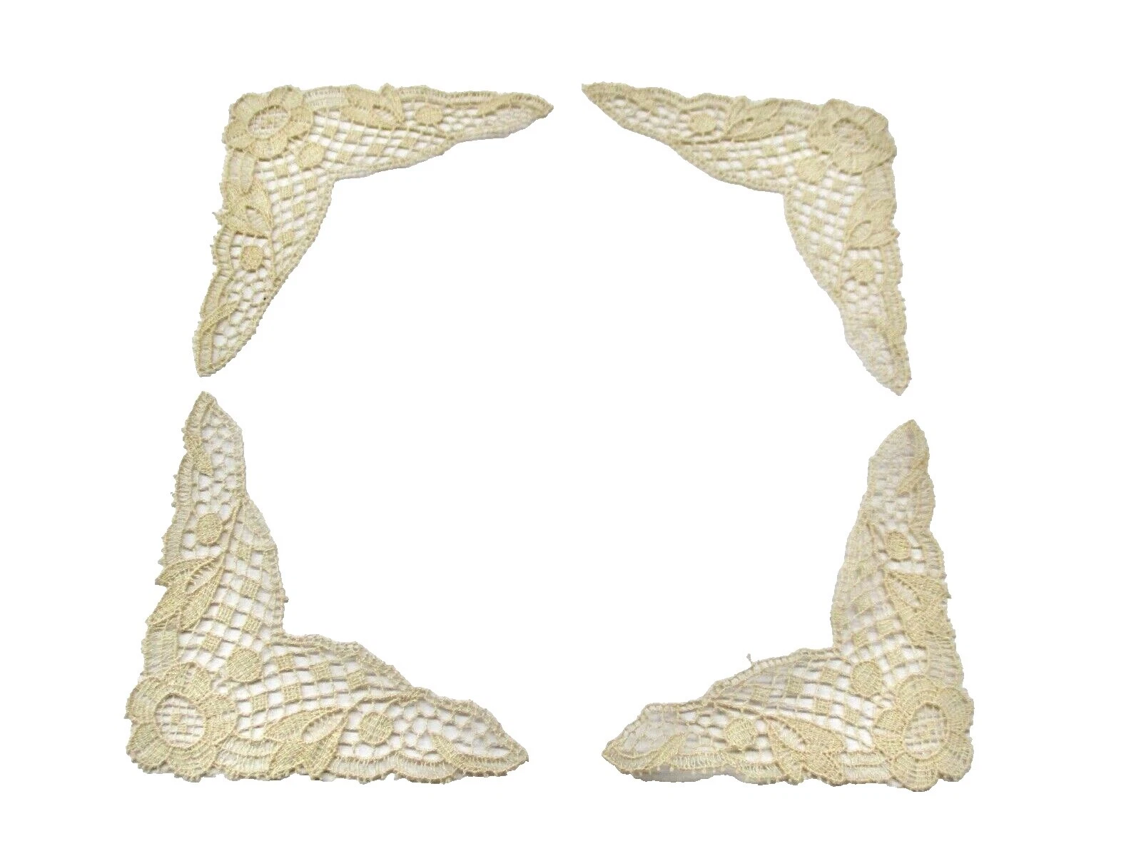 Encaje Guipures Algodón Ribetes para Costura