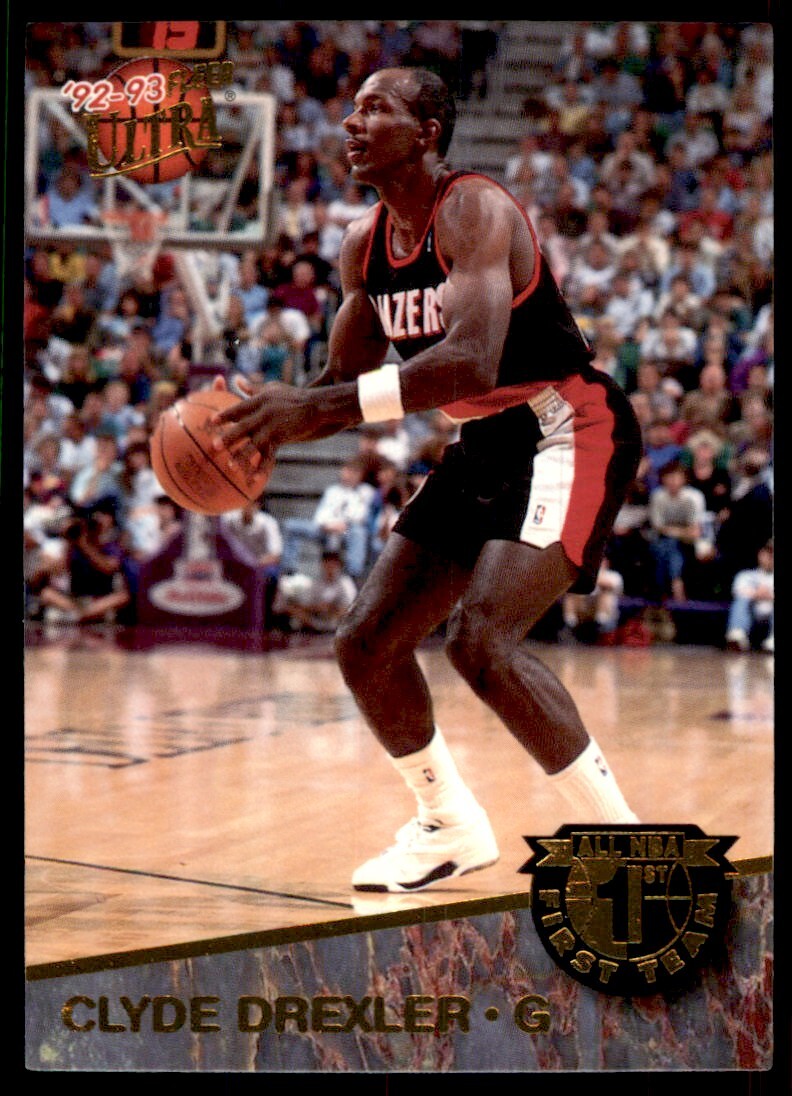 1992-93 Fleer Ultra Clyde Drexler Portland Trail Blazers #5 OF 15 