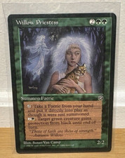Magic the Gathering Willow Priestess Homelands Played