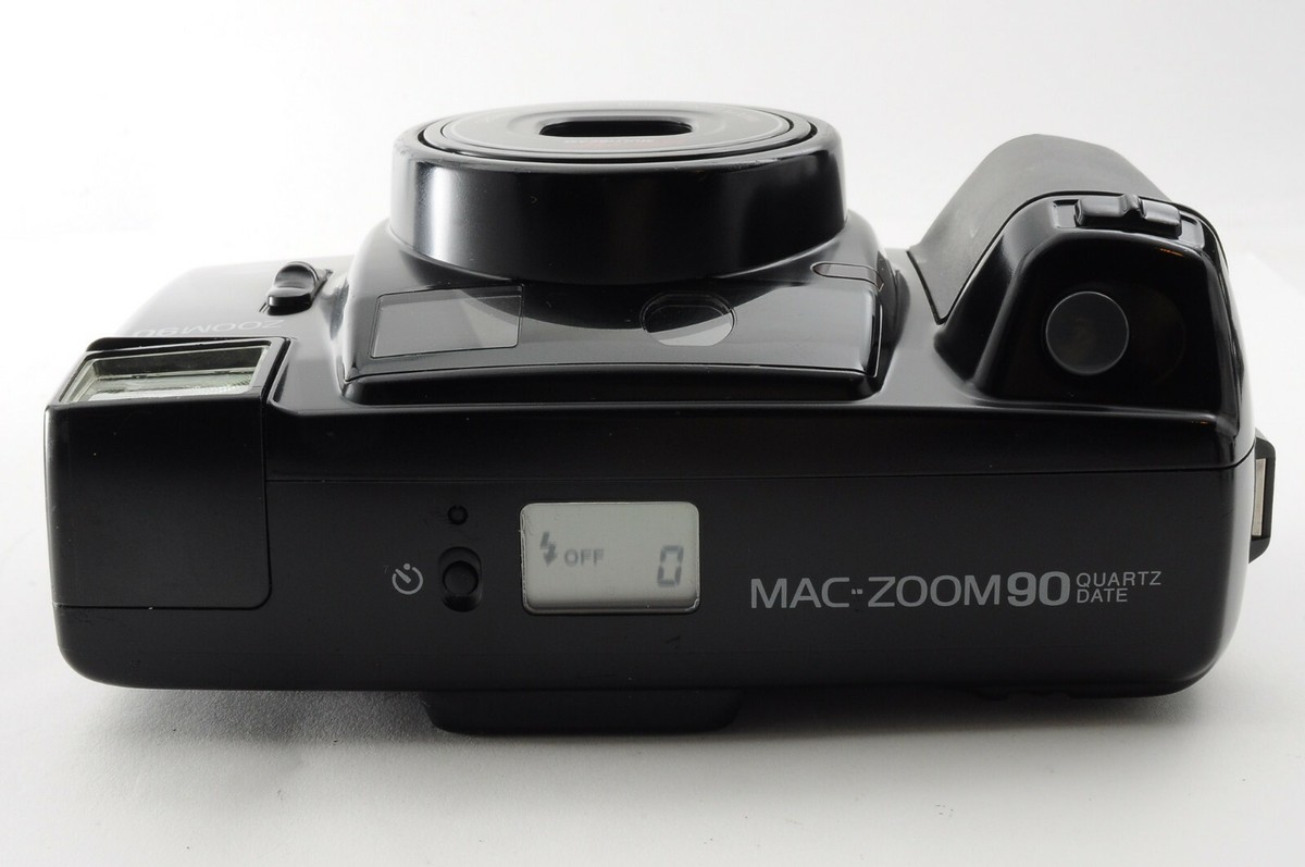 Excellent] Minolta Mac ZOOM 90 Quartz Date Point and Shoot Compact