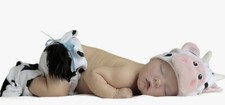 New Princess Paradise Baby Cow Cuddly Deluxe Calf Diaper Cover Set 0-3 Months