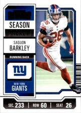Saquon Barkley - 2023 Panini Contenders - Season Ticket #77