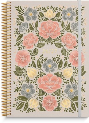 Life Planner Decor Green flow 26/27 Schuljahresplaner 2026/2027
