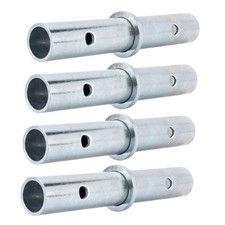 Connecting Rod 1-3/8" OD x 9" L Heavy Duty Scaffolding Coupling Pin with 1/4" 