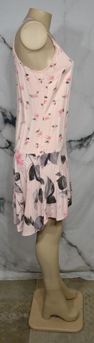 NEW YORK & COMPANY NY&C Pink Multicolor Floral Print Sun Dress Small High Low - Picture 6 of 10