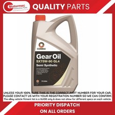 Image of Comma SXGL45L Gear Oil SX75W90 GL-4 - 5 Litre
