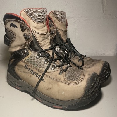 The Simms G3 Guide Wading Boots Tan Men s Size US 14 EU 48 Big Tall Fly Fishing