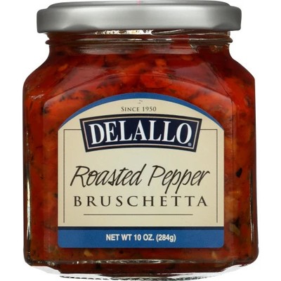 Roasted Pepper Bruschetta 10 Oz(Case Of 6) By Delallo