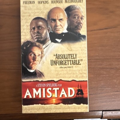 Amistad VHS Steven Spielberg DreamWorks NTSC Drama Period/Historical 1997