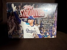 2025 Topps Stadium Club Baseball Blaster Box Factory Sealed