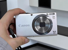 Canon PowerShot A2300 HD Digital Camera 16.0 MP 1080i HD Video Recording Silver