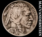 1923-S Buffalo Nickel - Scarce  Very Fine  Semi-key  Better Date  #K3211