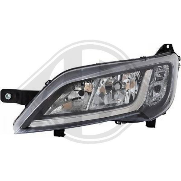 1X Diederichs Hauptscheinwerfer H7 Links Passend FüR Fiat Ducato Peugeot Citroen-image