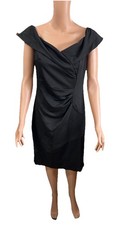 Jasambac Black Dress Women’s Large Evening or Formal Wear Sleeveless Knee Length
