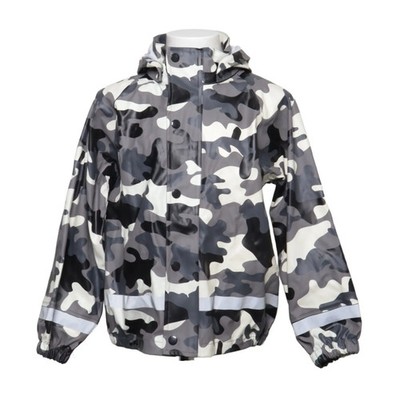 Rusk, Regenjacke, Unisex (Kinder), Größe: 110/116, Grau/Mehrfarbig #ewh