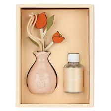 Thun Diffusore di Profumo Tulipano Ceramica Rosa, Giallo, Verde 6x4x6 cm