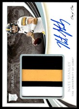 2020 IMMACULATE NATE STANLEY 130 RC PATCH AUTOGRAPHS TEAM LOGO RPA 1/1 IOWA