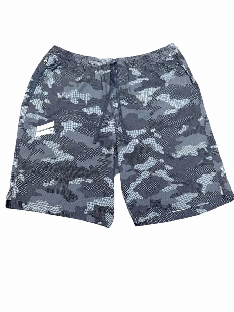 Short De Sport Hurley Pour Garçon, Couleur Marron Camouflage, Taille M (c28)