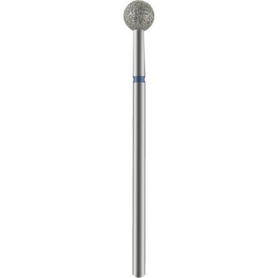 Punta fresa diamantata ''Ball'', tacca blu, 5 mm Staleks PRO Expert Diamond Nail D