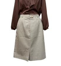 Vintage John Meyer Khaki Women's Skirt Tan Brown Vintage 8