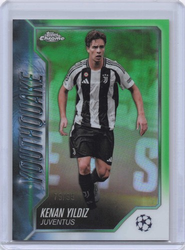 2024-25 Topps Chrome UEFA Club Competitions #YQ-19 Kenan Yildiz YouthQuake #/99