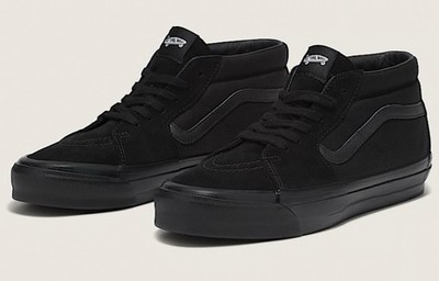 Vans Premium Sk8-mid Black Size 13.