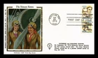 Dr Jim Stamps Colorano Silk Cachet 31C Airmail Wright Brothers Pair C92A Fdc