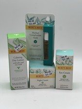 BURT'S BEES Bundle- Sensitive Skin Eye  Night Cream, Day Lotion  Complexion St