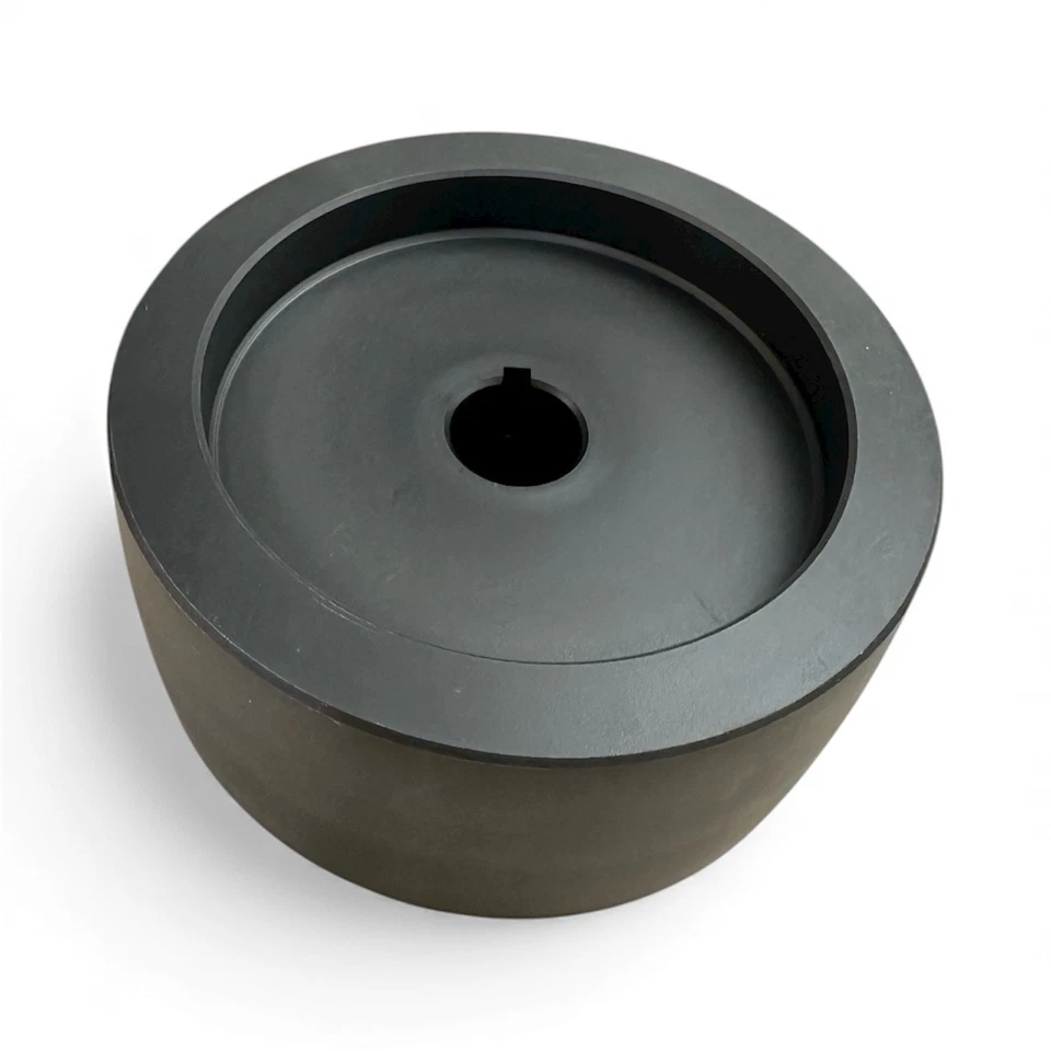 Amoladora de correa 2"x72" ruedas de poliacetal 5" accionamiento 7/8" diámetro / 4" pista / 2" rueda loca Foto 4 de 4