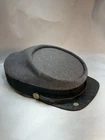 Civil War Confederate CSA Kepi Hat Cap With Eagle “CS” Buttons - Rare Find