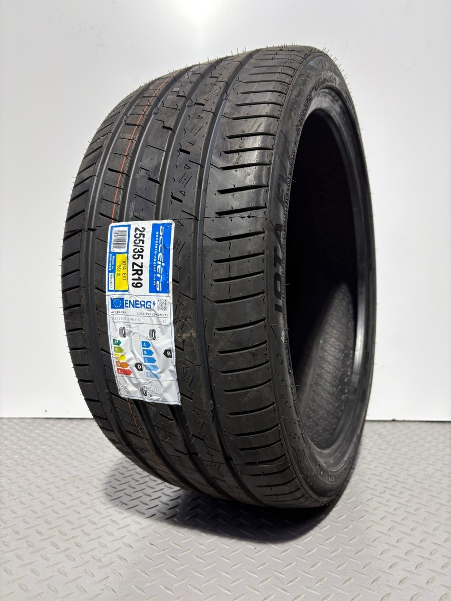 2 X 255/35ZR19 96Y XL ACCELERA TYRES 255 35 19 EXTRA LOAD B WET
