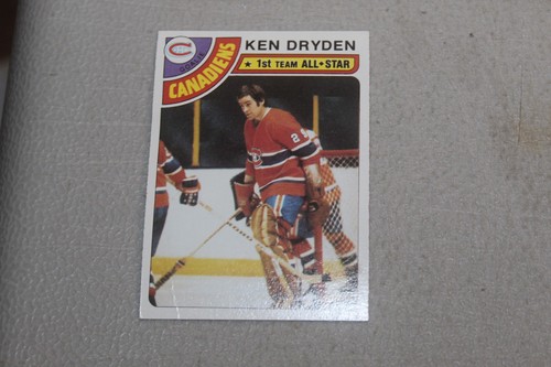 Ken Dryden #50 1978 Topps card