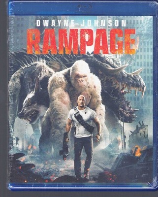 Rampage (Blu-ray) 2018 Sci-fi Adventure - New & Sealed