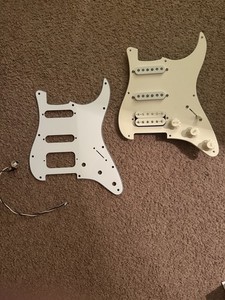 Mojotone 58 Quiet Coil HSS Electric Guitar Pickguard Set w/ Prewired Pickups