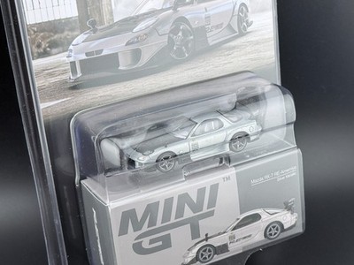 Mini GT Mazda RX-7 RE-Amemiya – Silver Metallic #1106 1/64 CHASE
