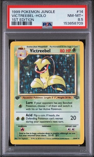Victreebel (1st Edition) graded PSA 8.5 for sale on eBay