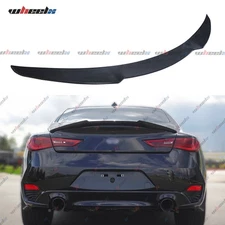 FOR 2017-22 INFINITI Q60 COUPE 2DR CARBON FIBER M STYLE REAR TRUNK SPOILER WING